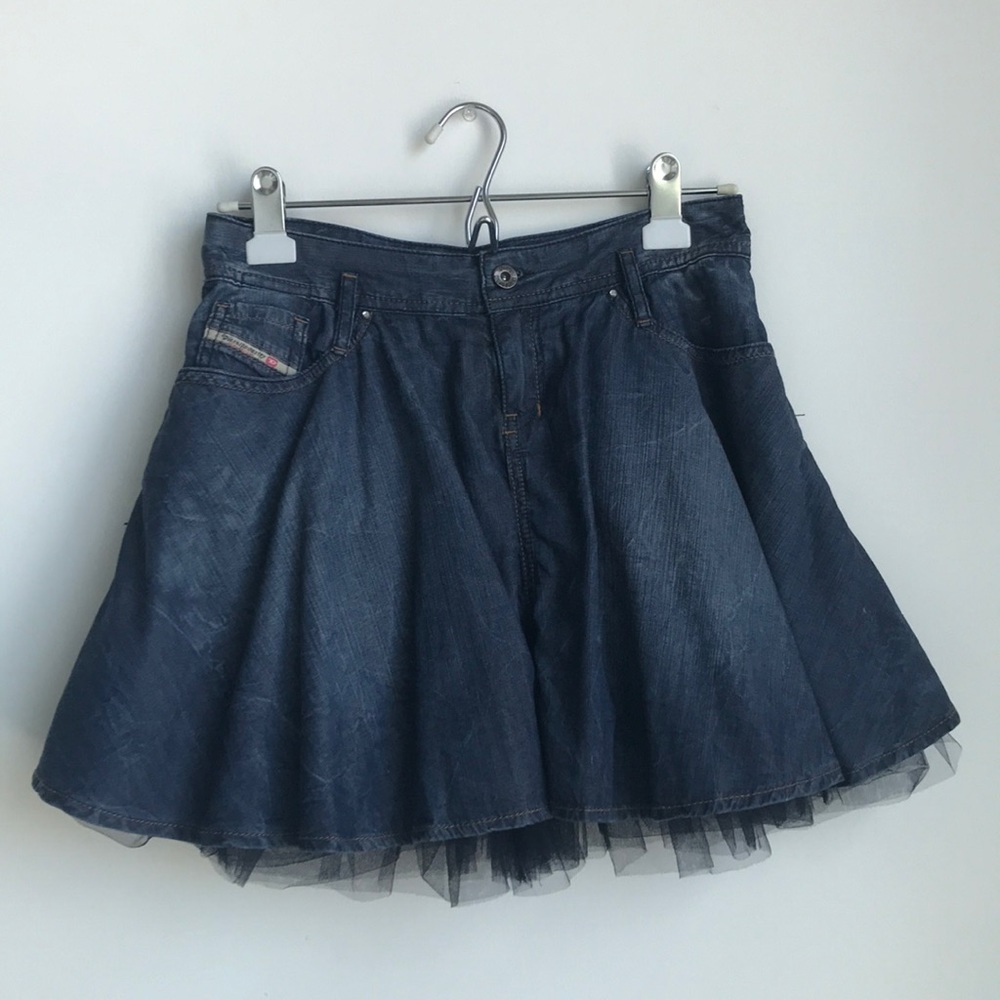 Diesel Denim Tool Mini Skirt